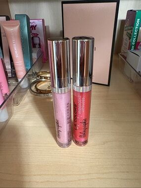 L.A. Colors Holographic Lip Gloss Duo — Pink & Coral